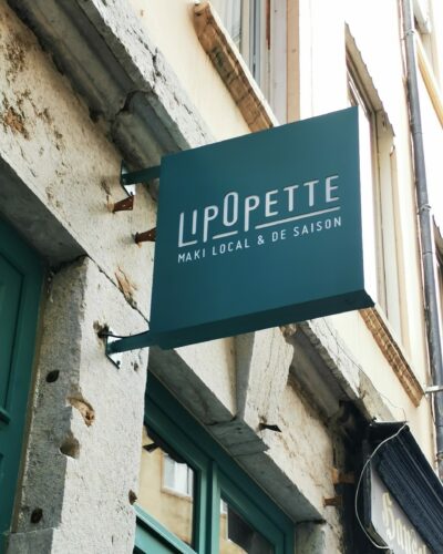 enseigne drapeau-enseigne-et-vitrophanie-lyon-lipopette-restaurant