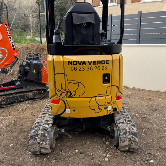 Enseigne et Vitrophanie - Flocages pour véhicule - Engins de chantier - Nova Verde