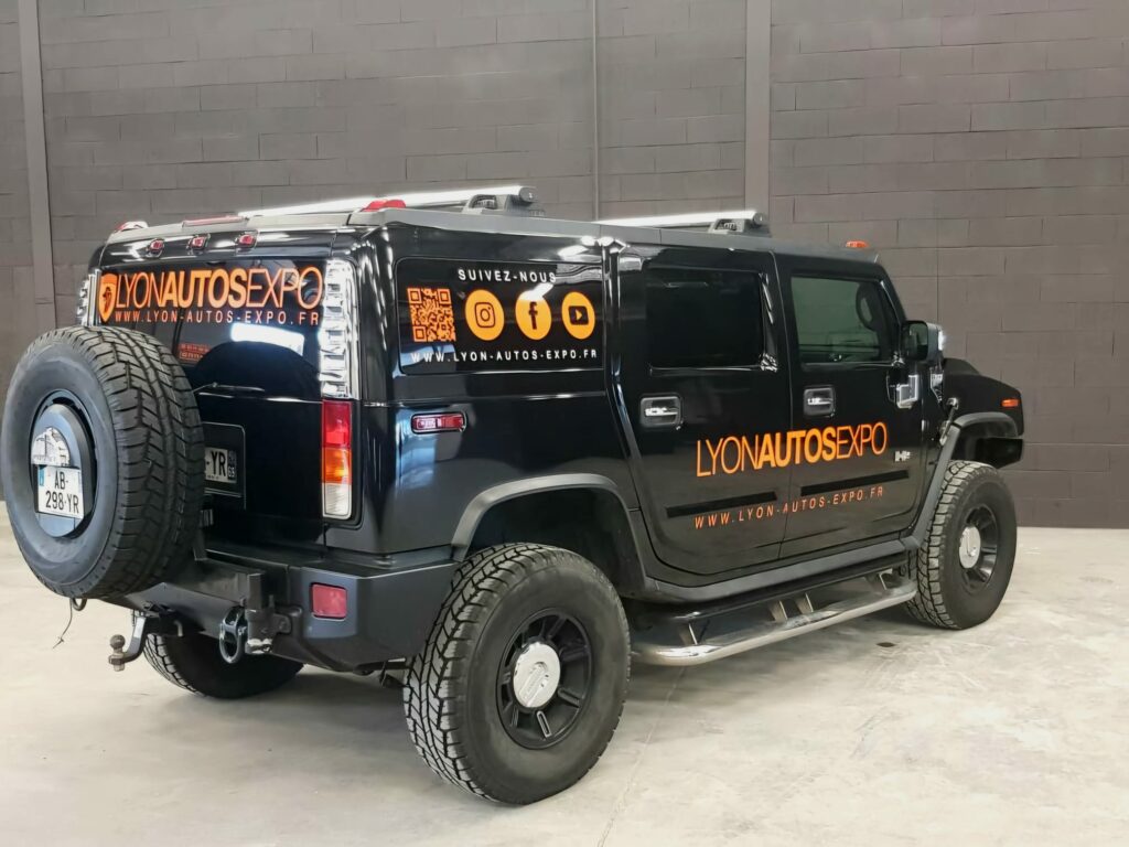 Enseigne et Vitrophanie - Flocages pour voitures - Lyon Auto Expo