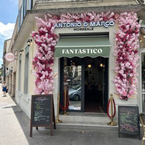 Enseigne & Vitrophanie - Lettres 3D - Antonio e Marco