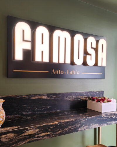 Enseigne & Vitrophanie - Lettres 3D - Famosa