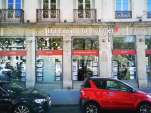 Enseigne & Vitrophanie - Lettres 3D - SCLI Immobilier